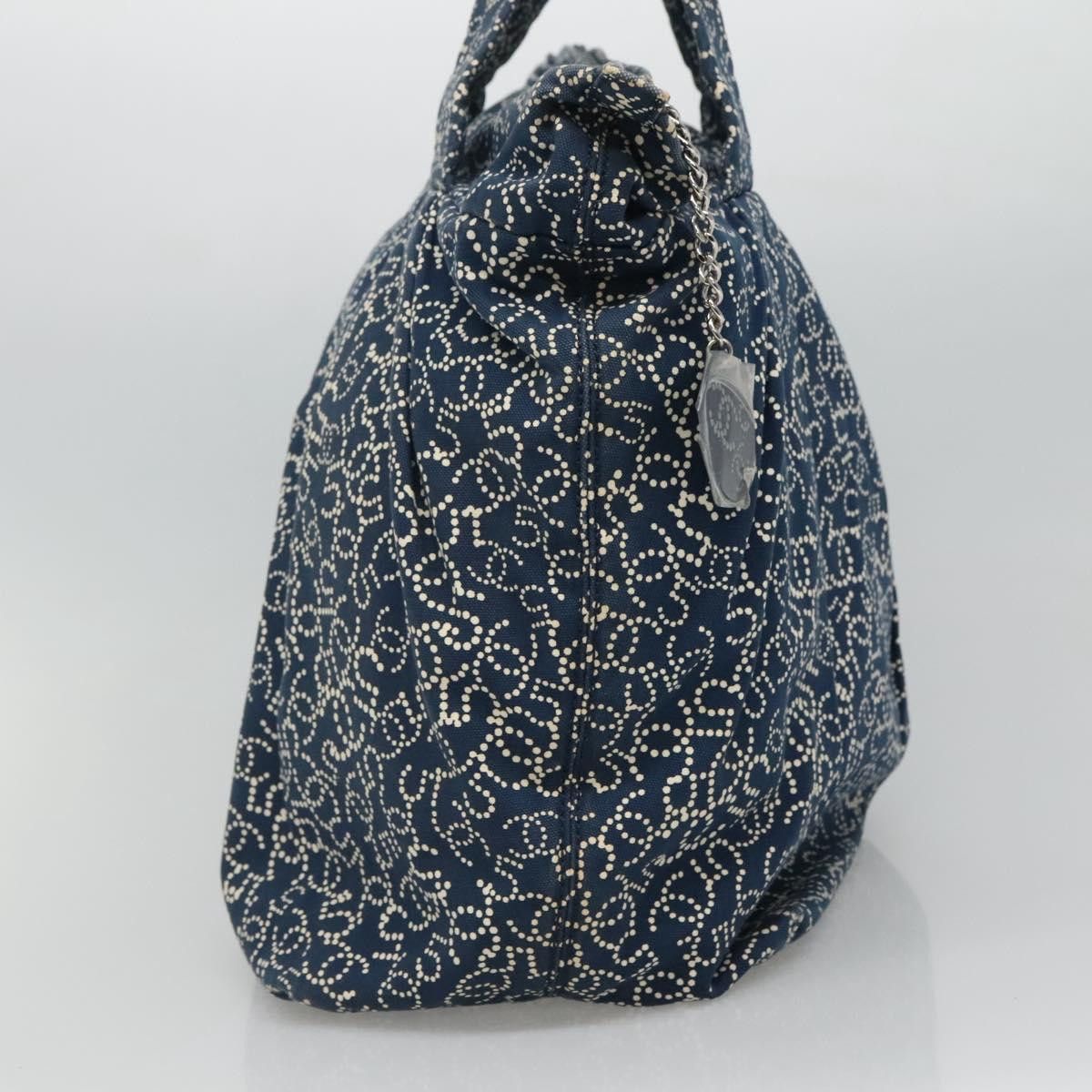 Chanel Navy Canvas Tote Bag (Pre-Owned) Size ONE SIZE - 3 Thumbnail
