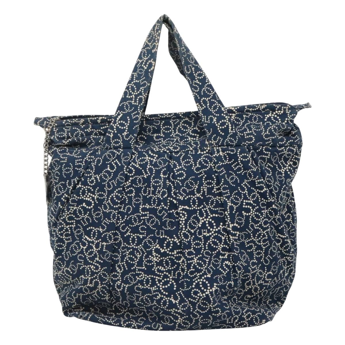 Chanel Navy Canvas Tote Bag (Pre-Owned) Size ONE SIZE - 2 Thumbnail