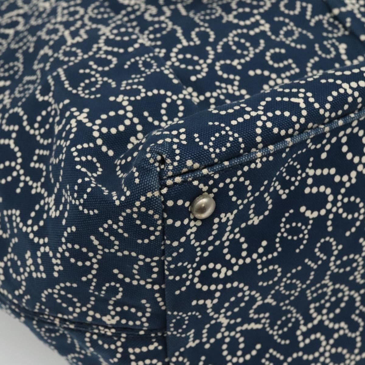 Chanel Navy Canvas Tote Bag (Pre-Owned) Size ONE SIZE - 11 Thumbnail