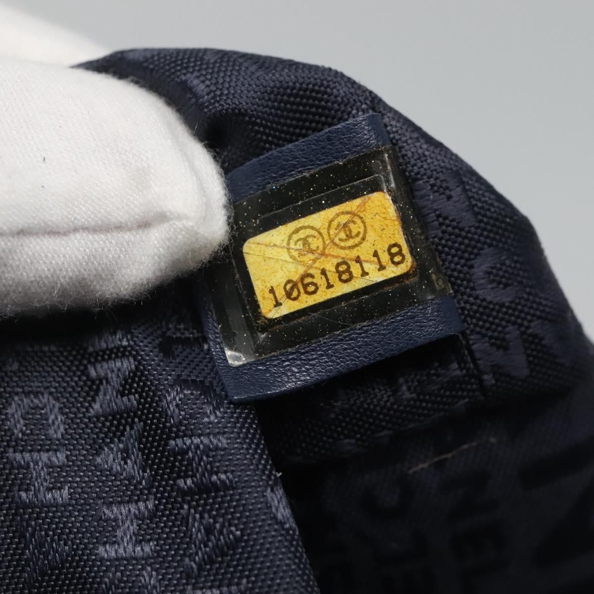Chanel Navy Canvas Tote Bag (Pre-Owned) Size ONE SIZE - 18 Thumbnail