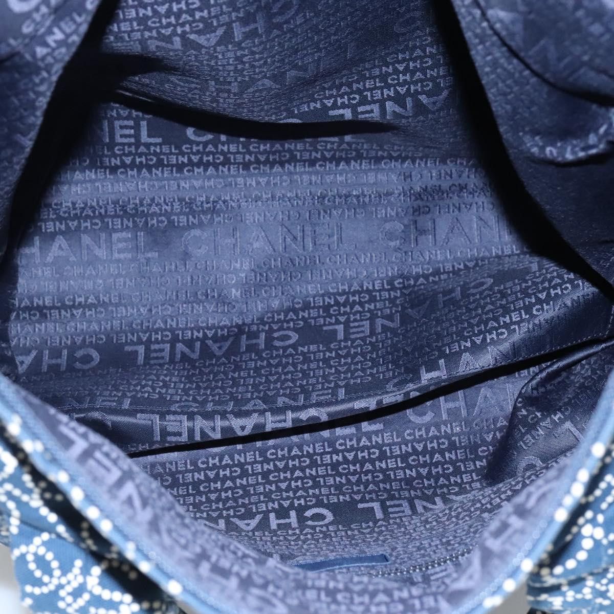Chanel Navy Canvas Tote Bag (Pre-Owned) Size ONE SIZE - 16 Thumbnail