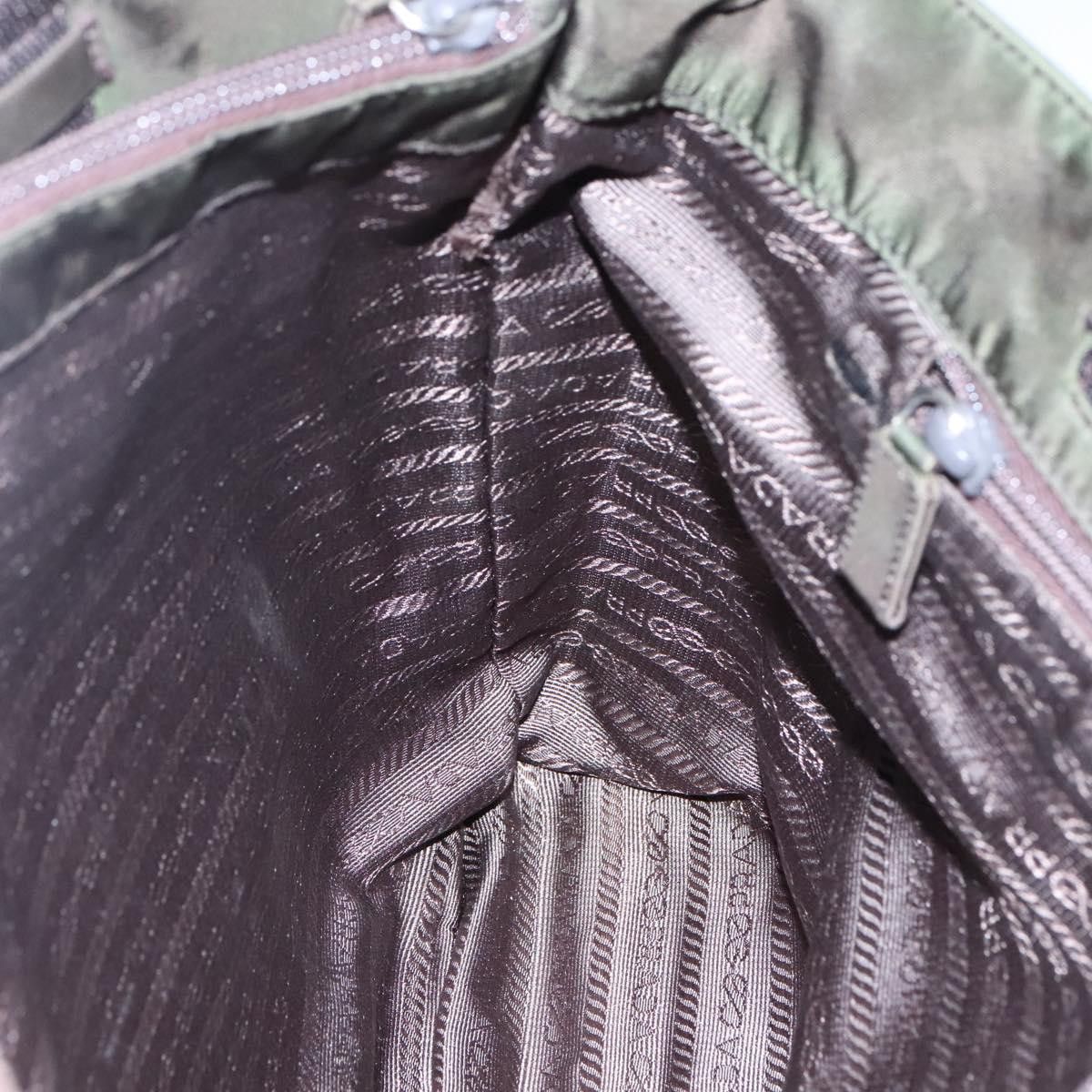 Prada Green Canvas Tote Bag (Pre-Owned) Size ONE SIZE - 20 Thumbnail