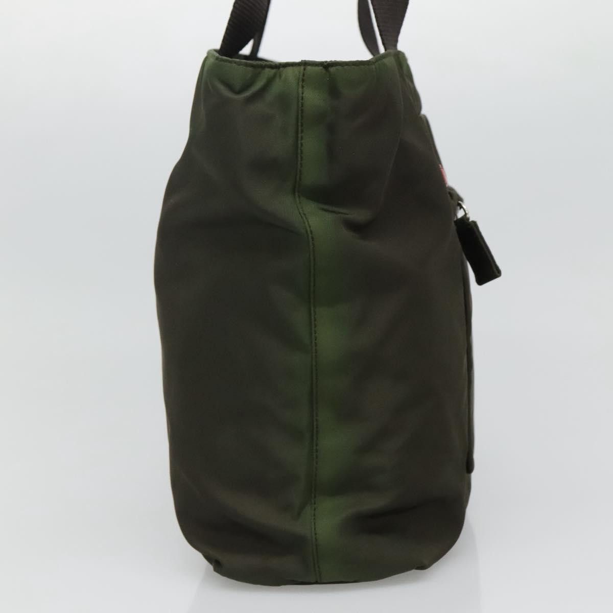 Prada Green Canvas Tote Bag (Pre-Owned) Size ONE SIZE - 3 Thumbnail