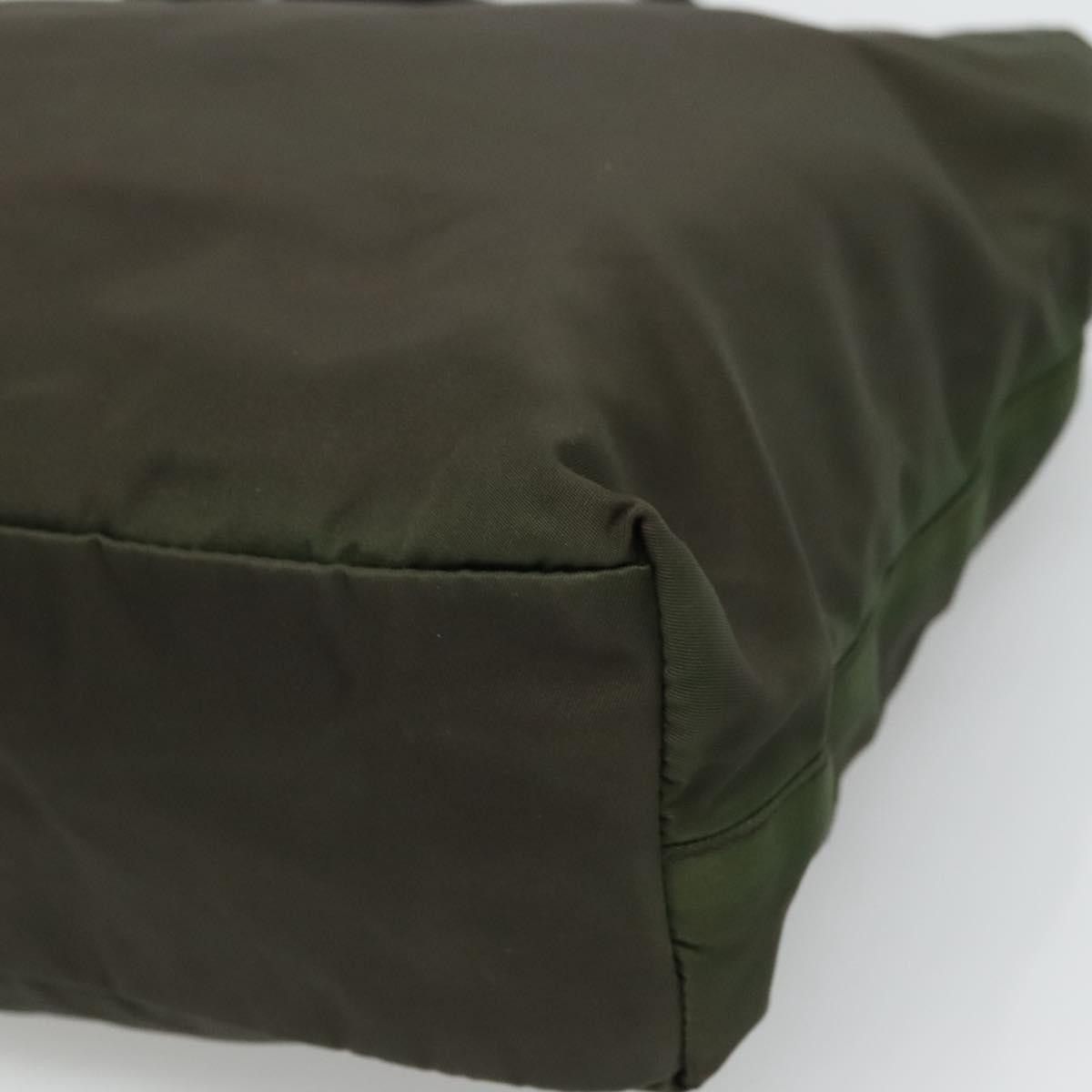 Prada Green Canvas Tote Bag (Pre-Owned) Size ONE SIZE - 16 Thumbnail