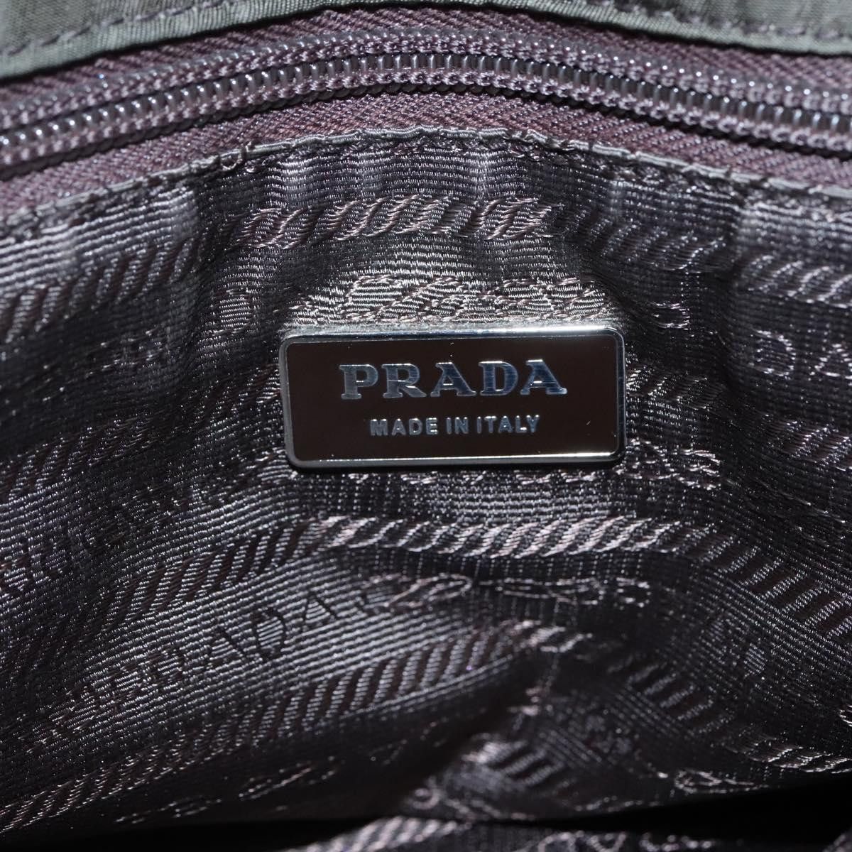 Prada Green Canvas Tote Bag (Pre-Owned) Size ONE SIZE - 12 Thumbnail