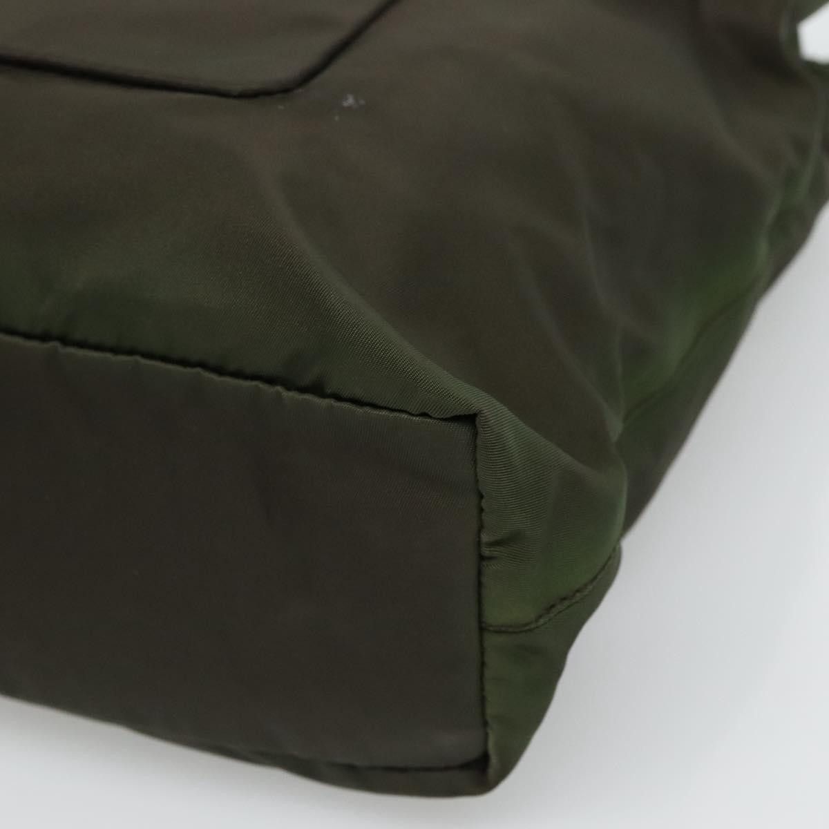 Prada Green Canvas Tote Bag (Pre-Owned) Size ONE SIZE - 8 Thumbnail