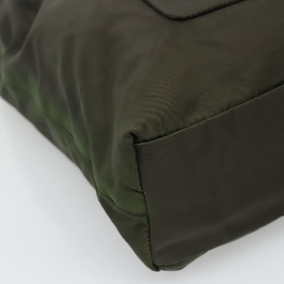 Prada Green Canvas Tote Bag (Pre-Owned) Size ONE SIZE - 9 Thumbnail