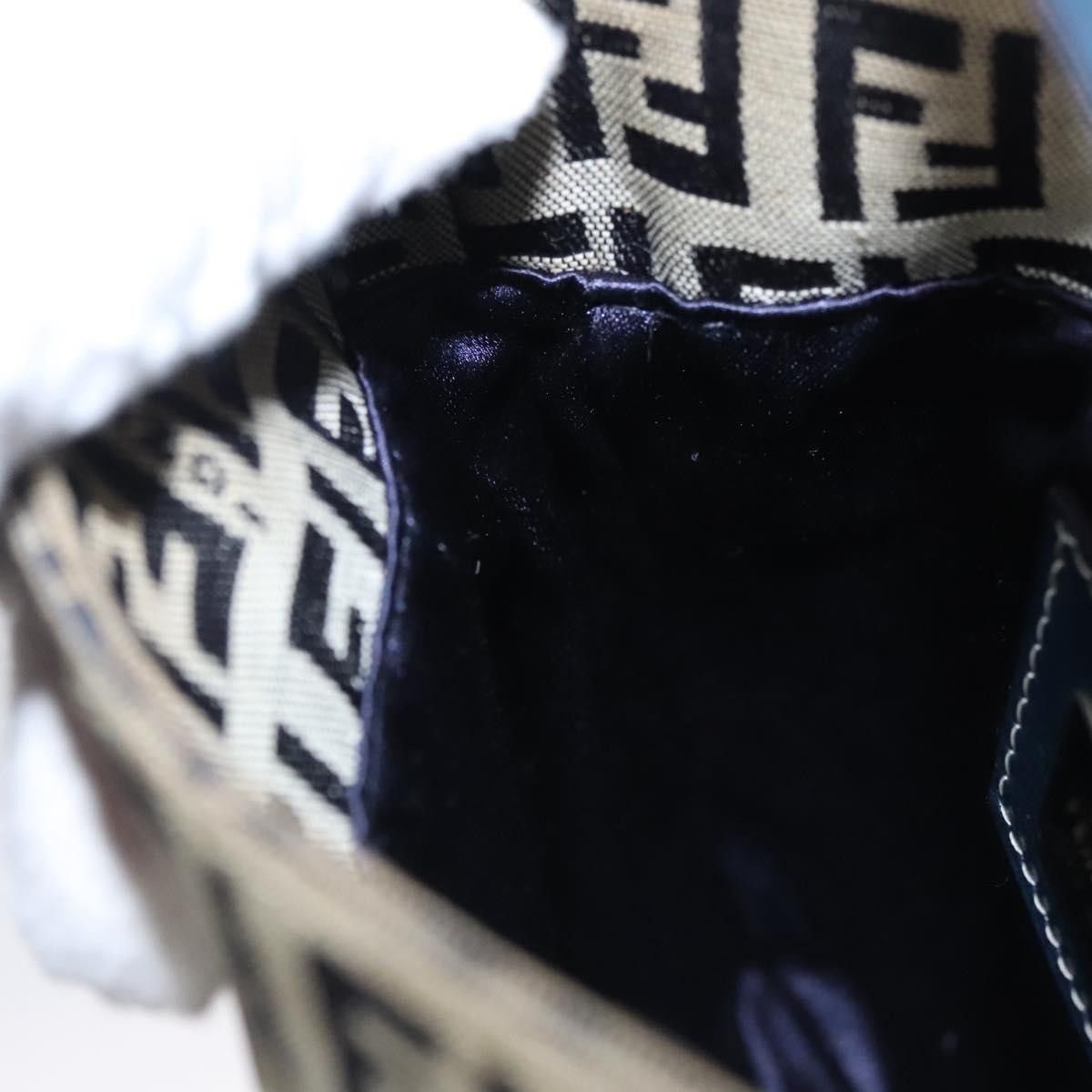 Fendi Zucchino Navy Canvas Handbag (Pre-Owned) Size ONE SIZE - 20 Thumbnail