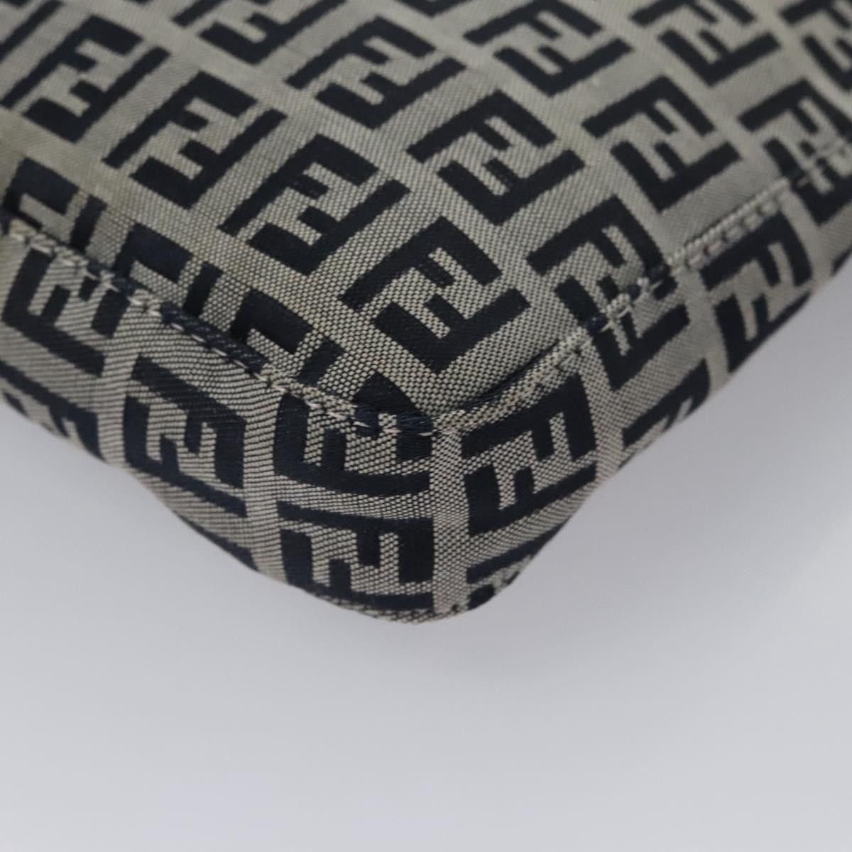 Fendi Zucchino Navy Canvas Handbag (Pre-Owned) Size ONE SIZE - 10 Thumbnail