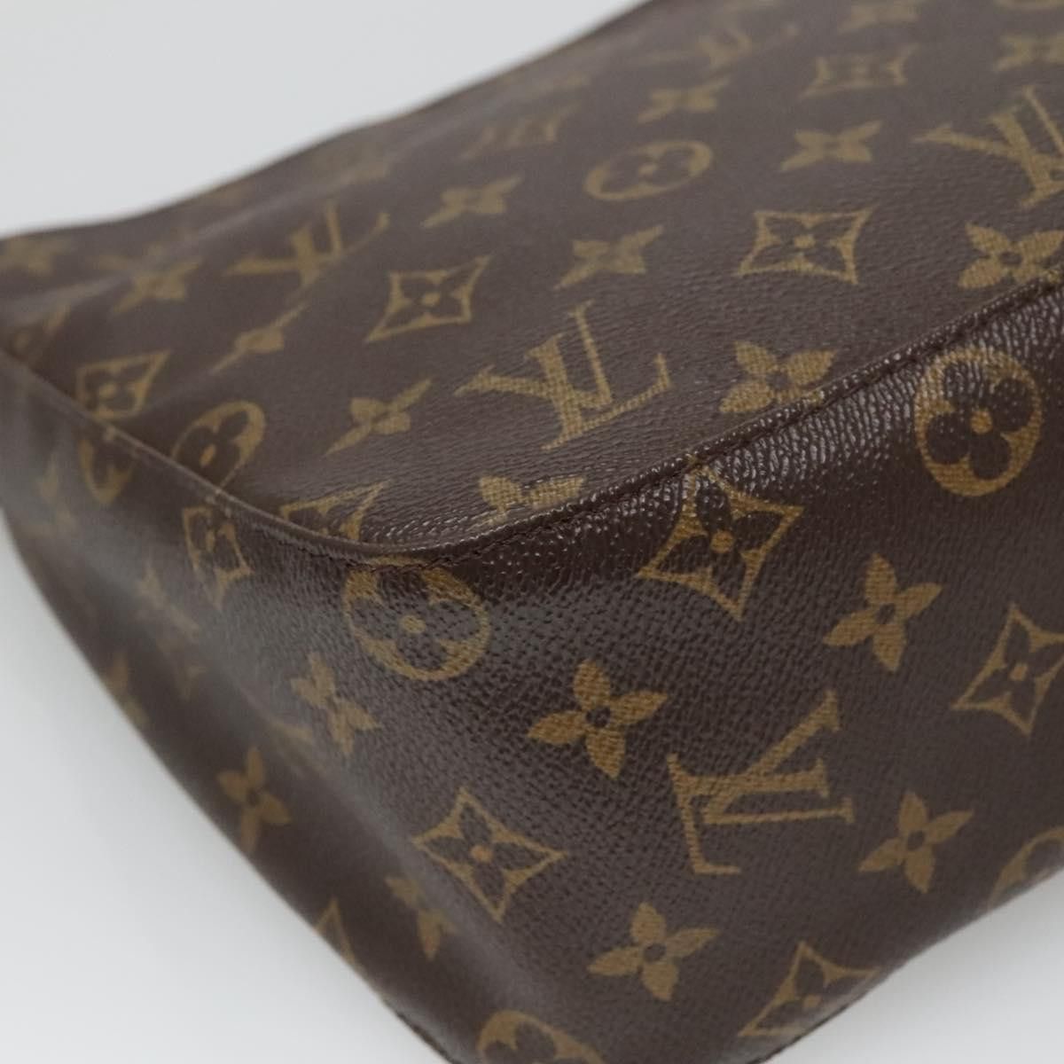 Louis Vuitton Looping Mm Brown Canvas Shoulder Bag (Pre-Owned) Size ONE SIZE - 11 Thumbnail