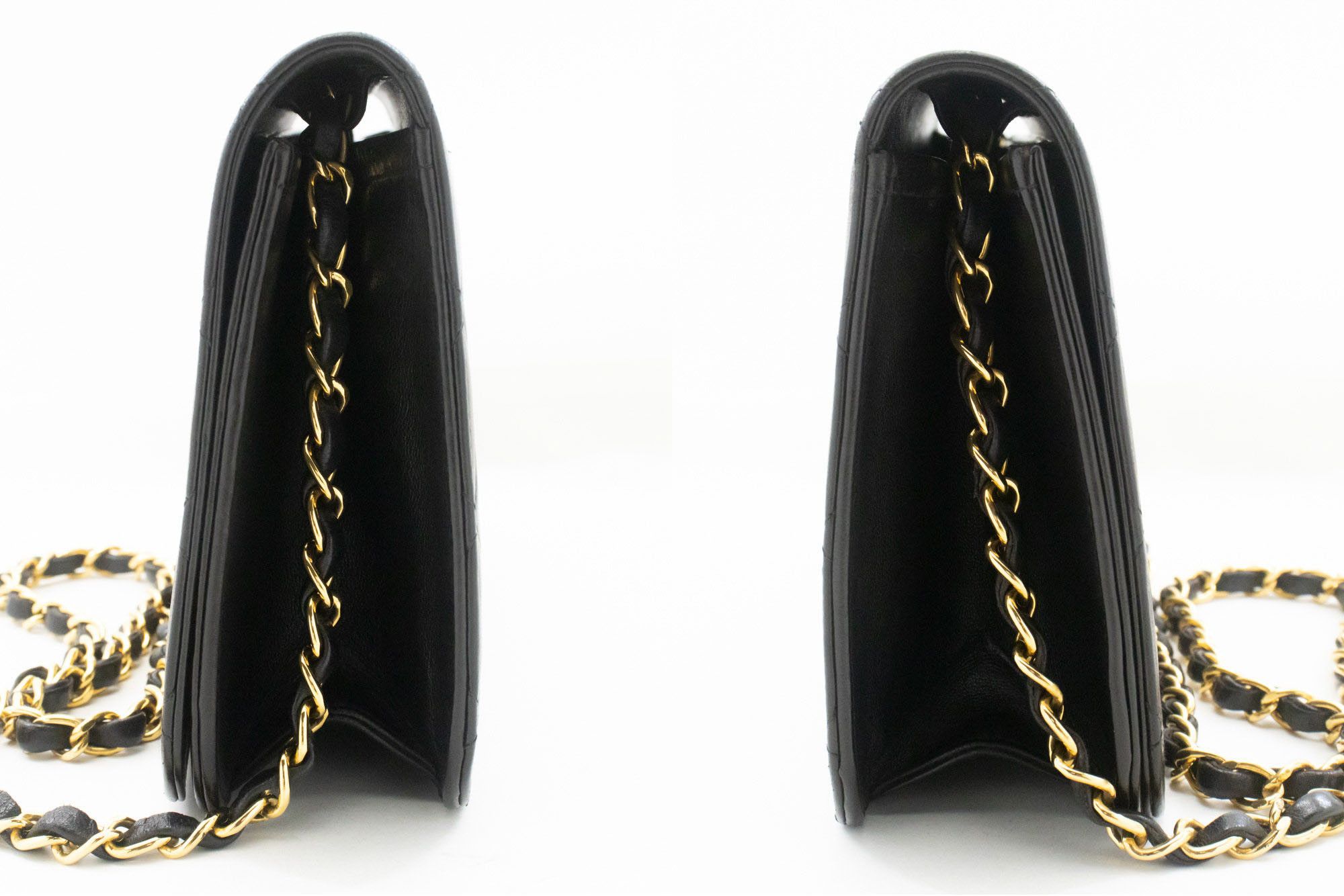 Chanel Black Leather Shoulder Bag (Pre-Owned) Size ONE SIZE - 3 Thumbnail