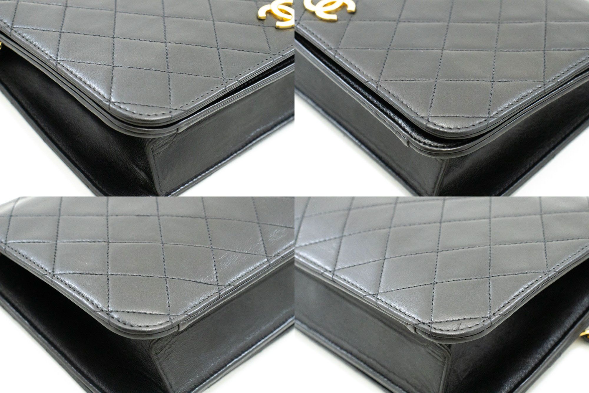 Chanel Black Leather Shoulder Bag (Pre-Owned) Size ONE SIZE - 4 Thumbnail
