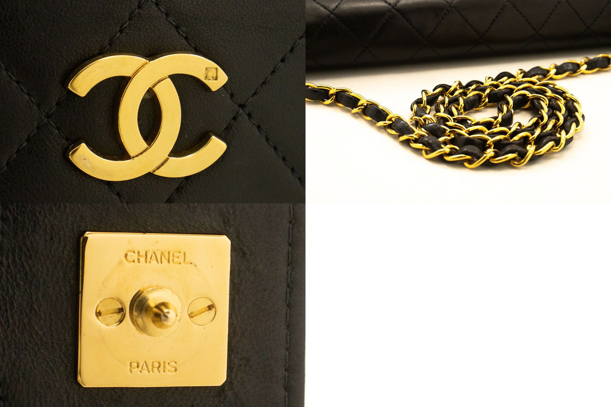 Chanel Black Leather Shoulder Bag (Pre-Owned) Size ONE SIZE - 5 Thumbnail