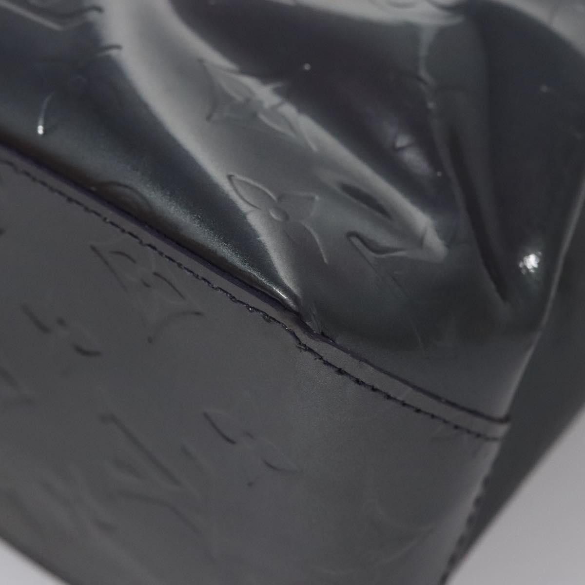 Louis Vuitton Reade Navy Patent Leather Handbag (Pre-Owned) Size ONE SIZE - 11 Thumbnail