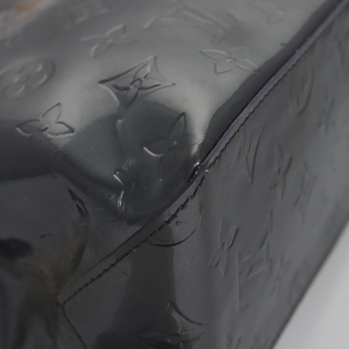 Louis Vuitton Reade Navy Patent Leather Handbag (Pre-Owned) Size ONE SIZE - 8 Thumbnail
