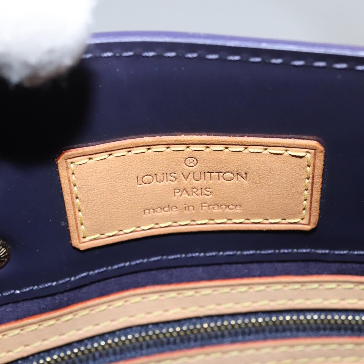 Louis Vuitton Reade Navy Patent Leather Handbag (Pre-Owned) Size ONE SIZE - 18 Thumbnail