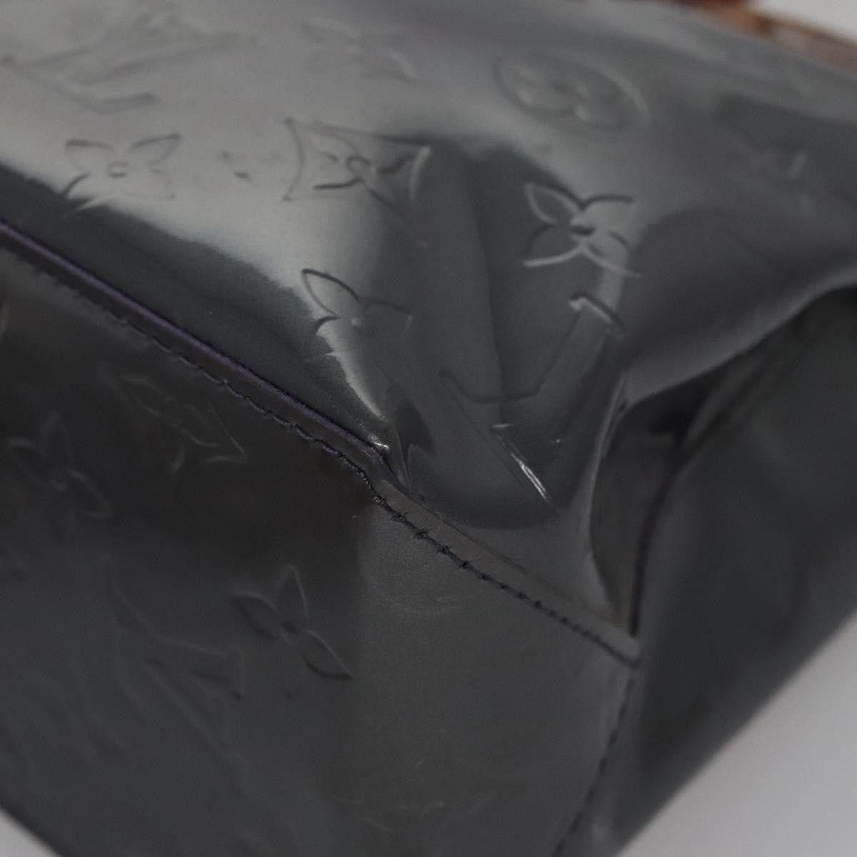 Louis Vuitton Reade Navy Patent Leather Handbag (Pre-Owned) Size ONE SIZE - 9 Thumbnail