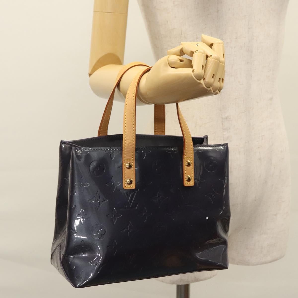 Louis Vuitton Reade Navy Patent Leather Handbag (Pre-Owned) Size ONE SIZE - 19 Thumbnail
