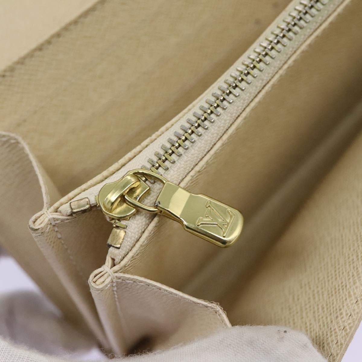Louis Vuitton Sarah White Canvas Wallet (Pre-Owned) Size ONE SIZE - 14 Thumbnail