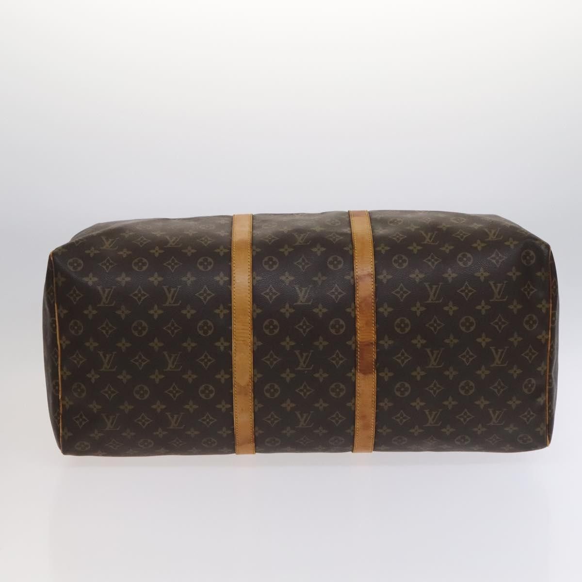 Louis Vuitton Keepall 60 Brown Canvas Travel Bag (Pre-Owned) Size ONE SIZE - 8 Thumbnail