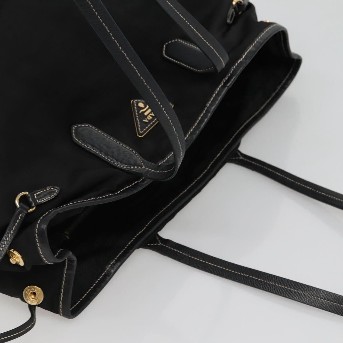 Prada Re-Nylon Black Synthetic Tote Bag (Pre-Owned) Size ONE SIZE - 15 Thumbnail
