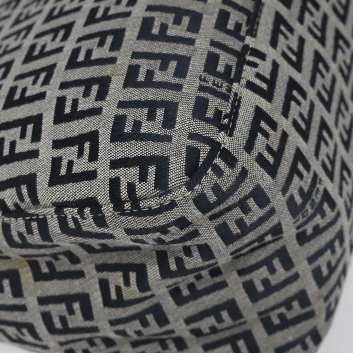 Fendi Mamma Baguette Navy Canvas Shoulder Bag (Pre-Owned) Size ONE SIZE - 12 Thumbnail