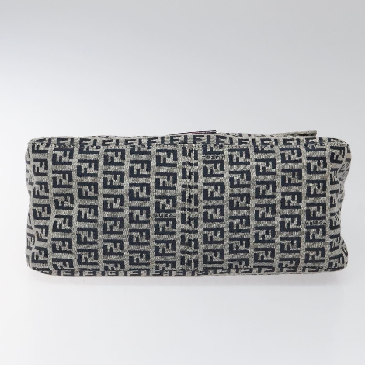 Fendi Mamma Baguette Navy Canvas Shoulder Bag (Pre-Owned) Size ONE SIZE - 8 Thumbnail