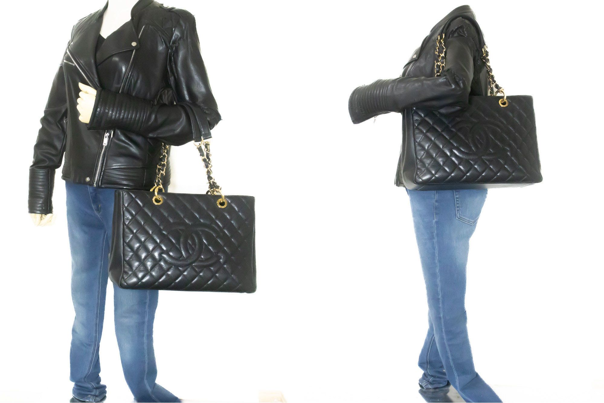 Chanel Black Leather Shoulder Bag (Pre-Owned) Size ONE SIZE - 12 Thumbnail