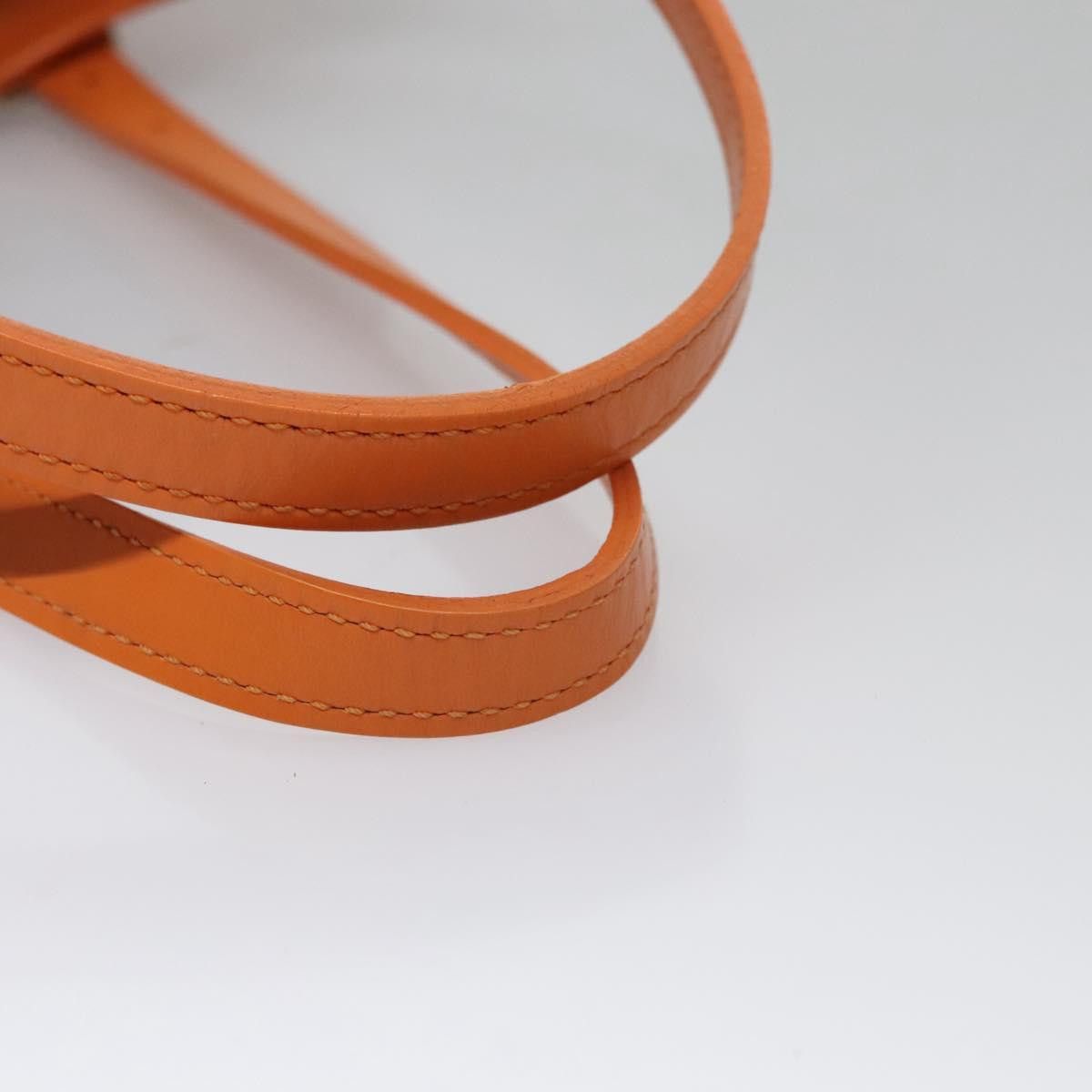 Louis Vuitton Bucket Pm Orange Leather Shoulder Bag (Pre-Owned) Size ONE SIZE - 5 Thumbnail