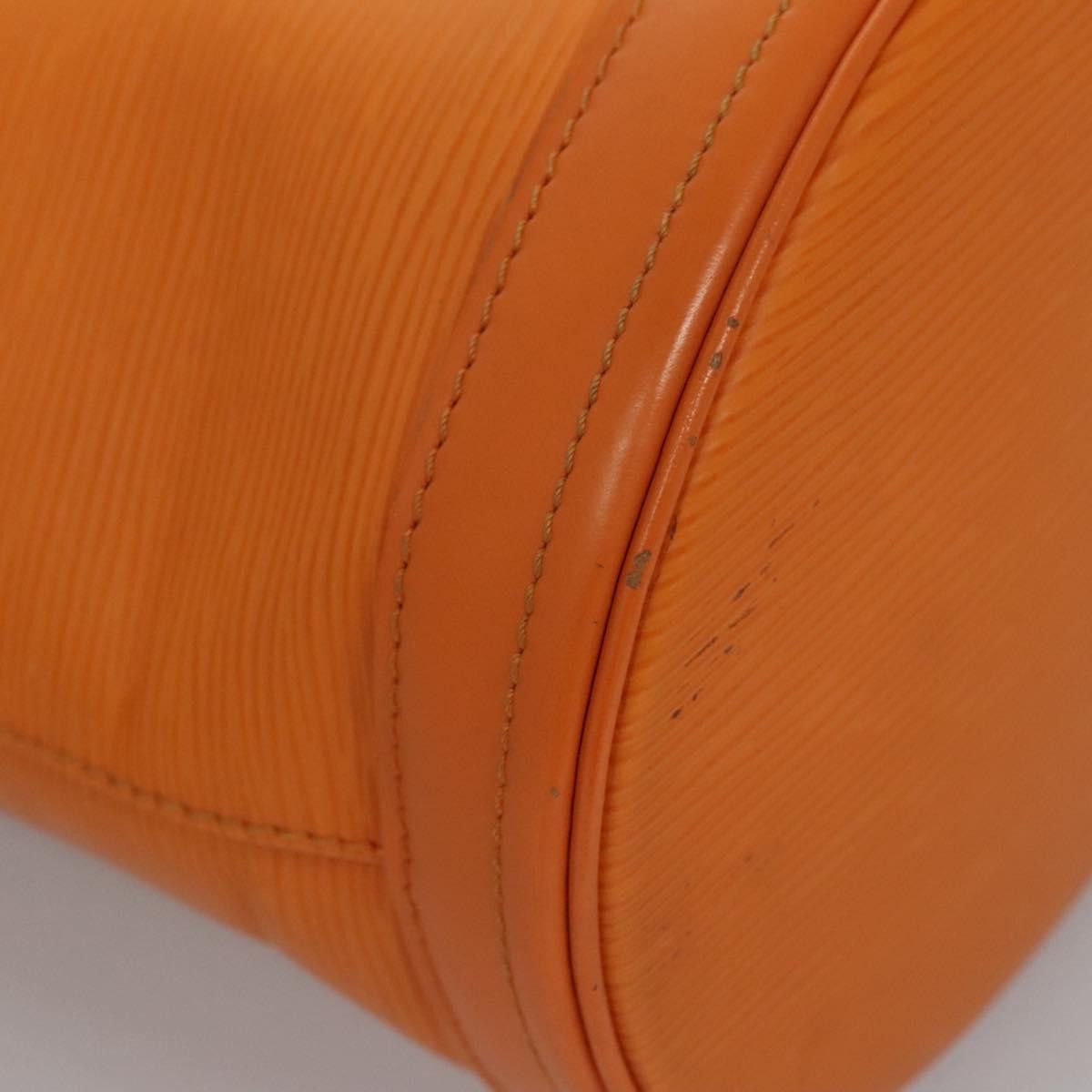 Louis Vuitton Bucket Pm Orange Leather Shoulder Bag (Pre-Owned) Size ONE SIZE - 8 Thumbnail