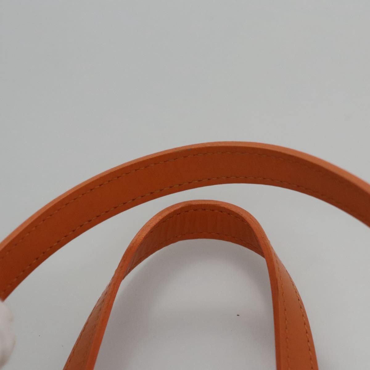 Louis Vuitton Bucket Pm Orange Leather Shoulder Bag (Pre-Owned) Size ONE SIZE - 6 Thumbnail