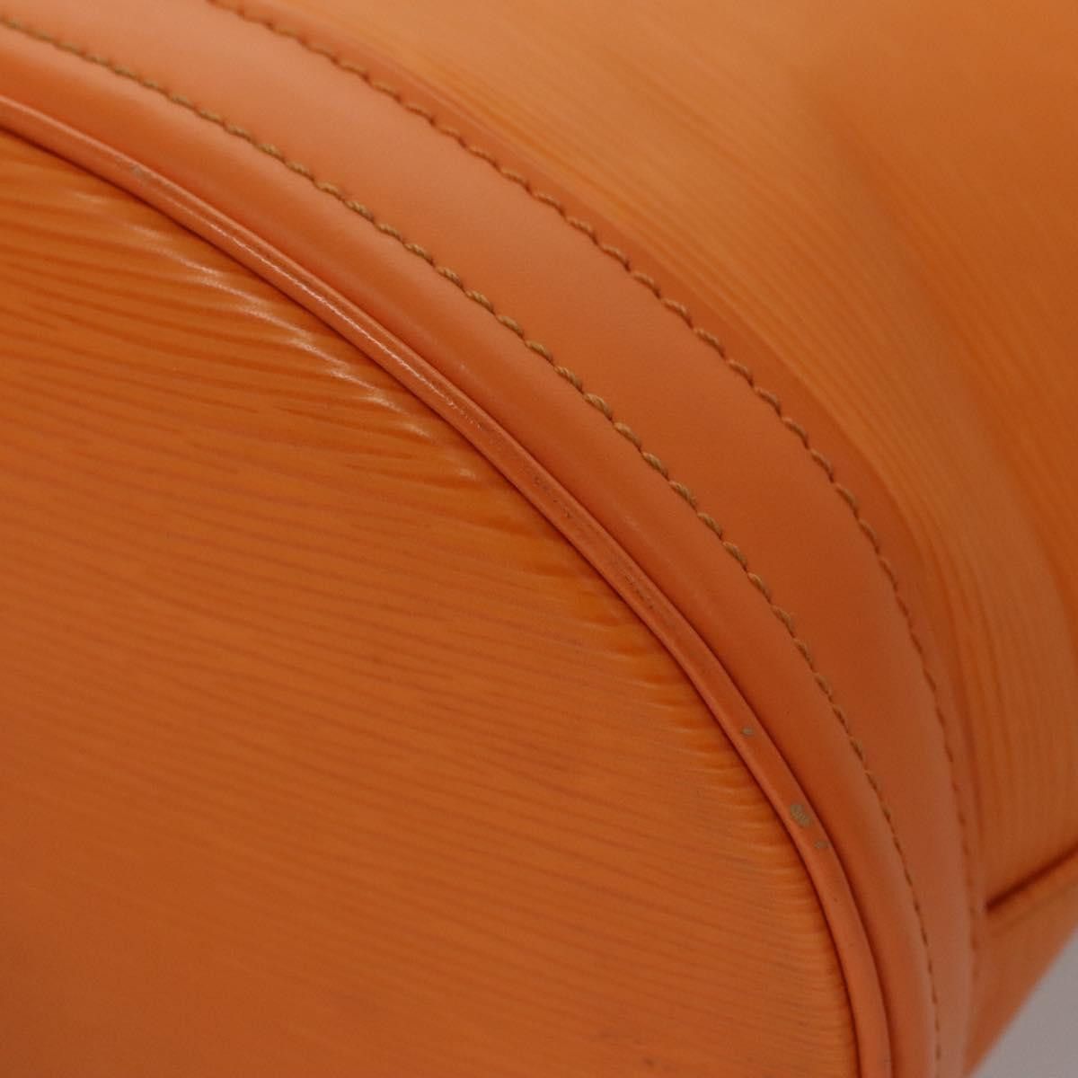 Louis Vuitton Bucket Pm Orange Leather Shoulder Bag (Pre-Owned) Size ONE SIZE - 11 Thumbnail
