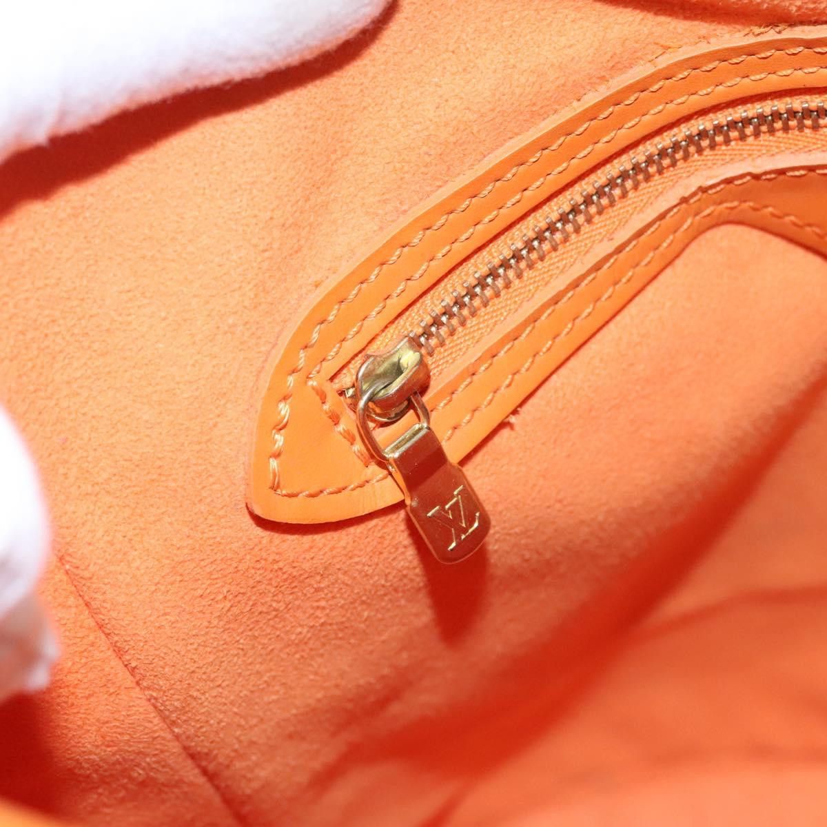 Louis Vuitton Bucket Pm Orange Leather Shoulder Bag (Pre-Owned) Size ONE SIZE - 19 Thumbnail