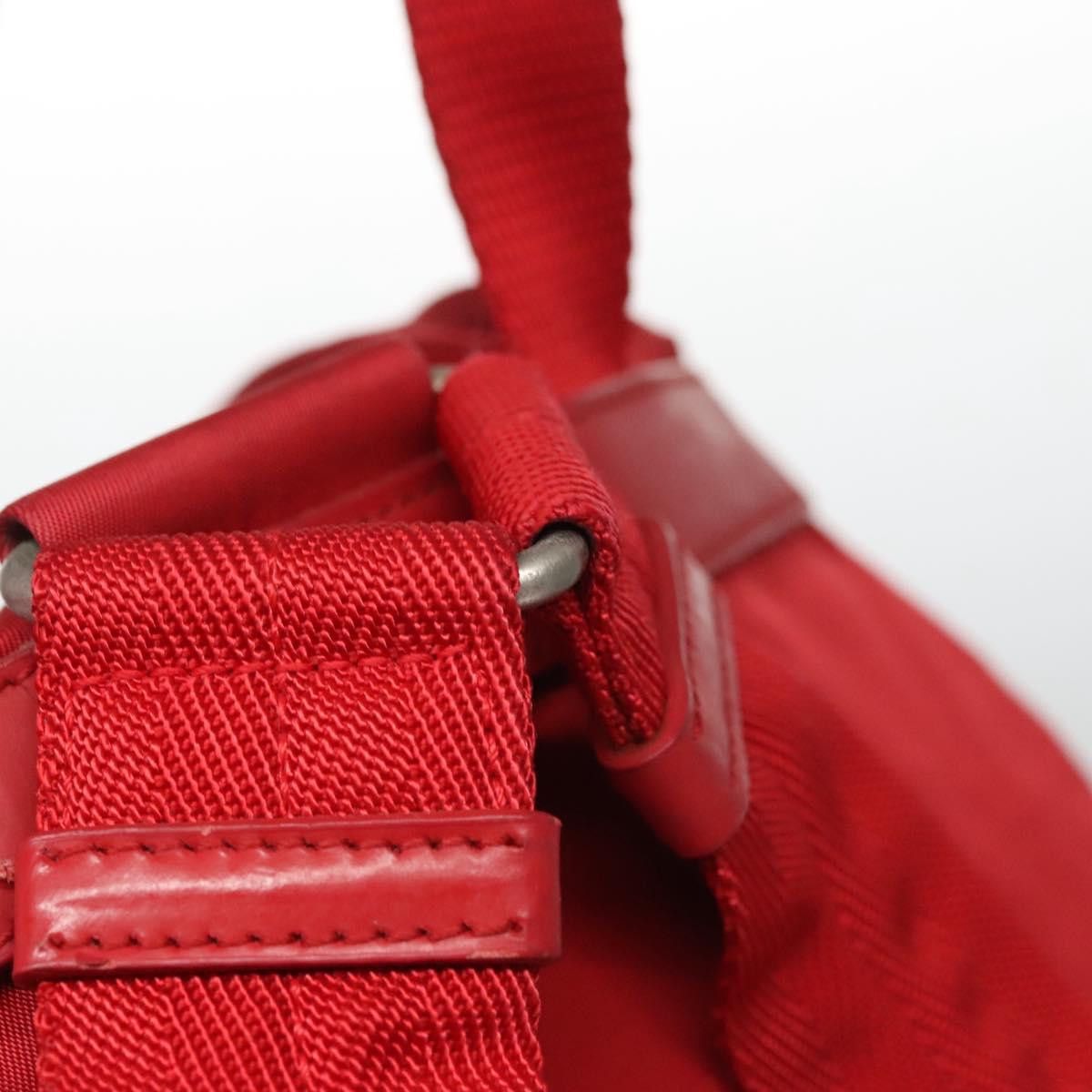 Re-Nylon Red Synthetic Backpack Bag (Pre-Owned)