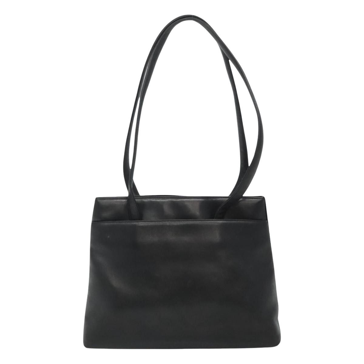 Chanel Black Leather Shoulder Bag (Pre-Owned) Size ONE SIZE - 2 Thumbnail