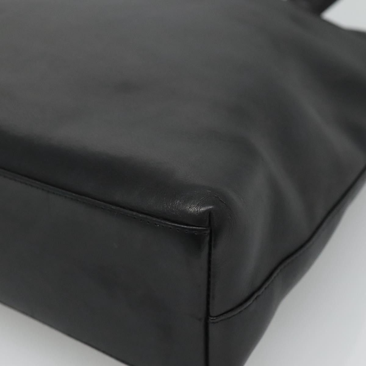 Chanel Black Leather Shoulder Bag (Pre-Owned) Size ONE SIZE - 20 Thumbnail
