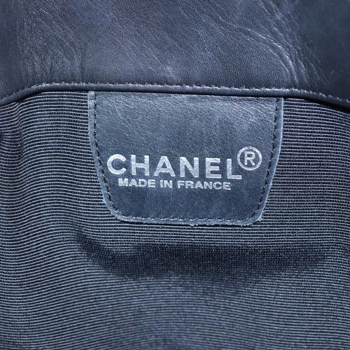 Chanel Black Leather Shoulder Bag (Pre-Owned) Size ONE SIZE - 12 Thumbnail