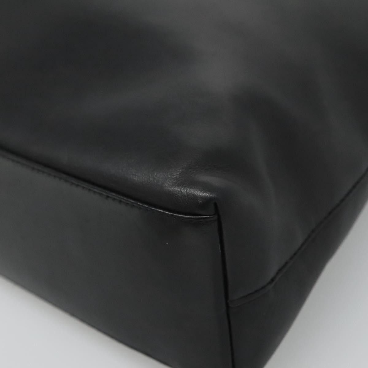 Chanel Black Leather Shoulder Bag (Pre-Owned) Size ONE SIZE - 18 Thumbnail