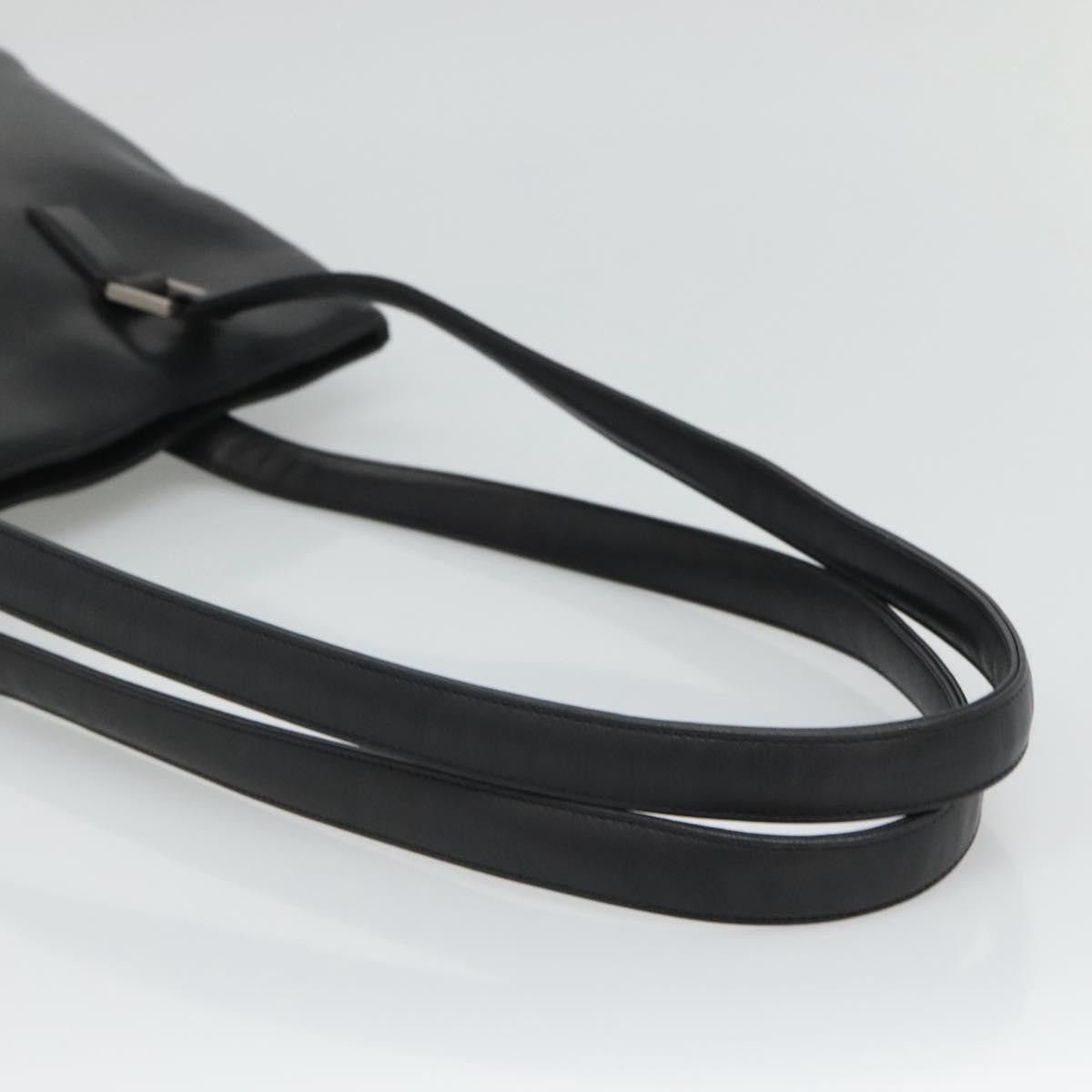 Chanel Black Leather Shoulder Bag (Pre-Owned) Size ONE SIZE - 5 Thumbnail