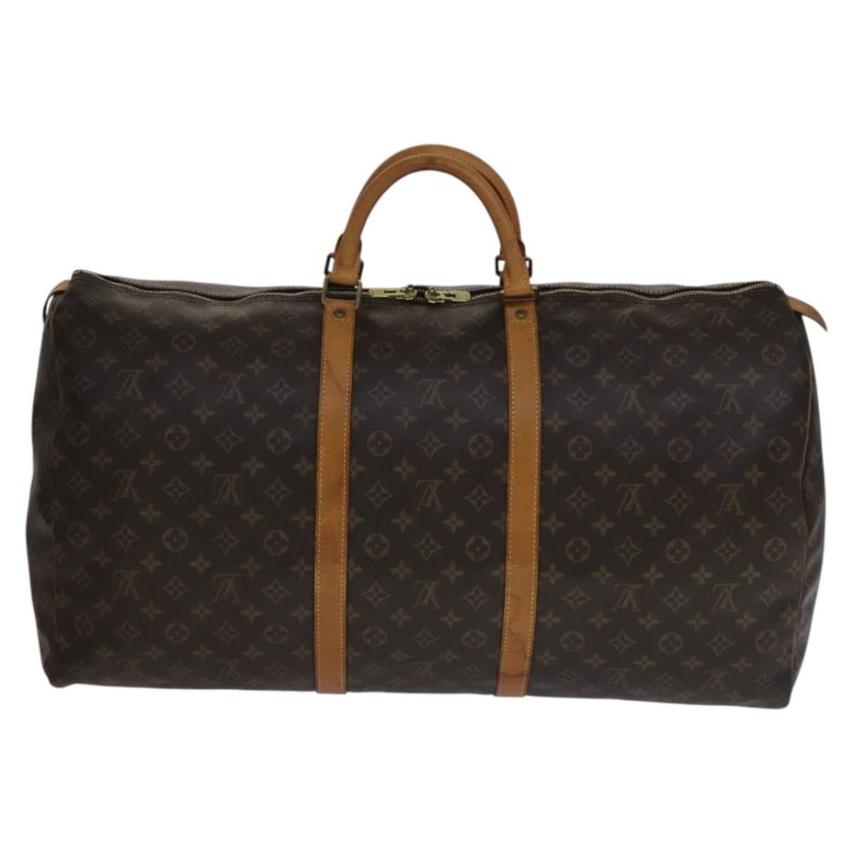 Louis Vuitton Keepall 60 Brown Canvas Travel Bag (Pre-Owned) Size ONE SIZE - 2 Thumbnail