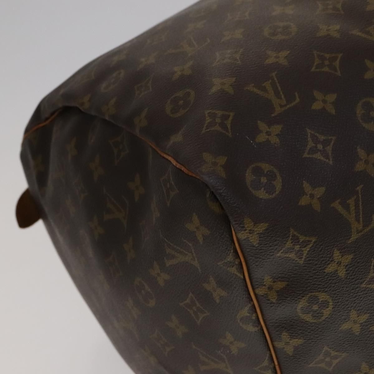 Louis Vuitton Keepall 60 Brown Canvas Travel Bag (Pre-Owned) Size ONE SIZE - 10 Thumbnail