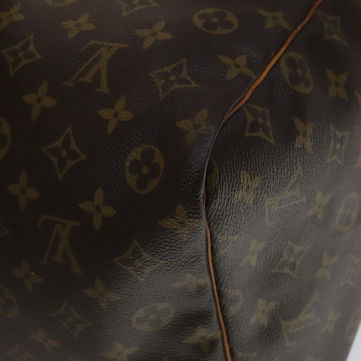 Louis Vuitton Keepall 60 Brown Canvas Travel Bag (Pre-Owned) Size ONE SIZE - 11 Thumbnail