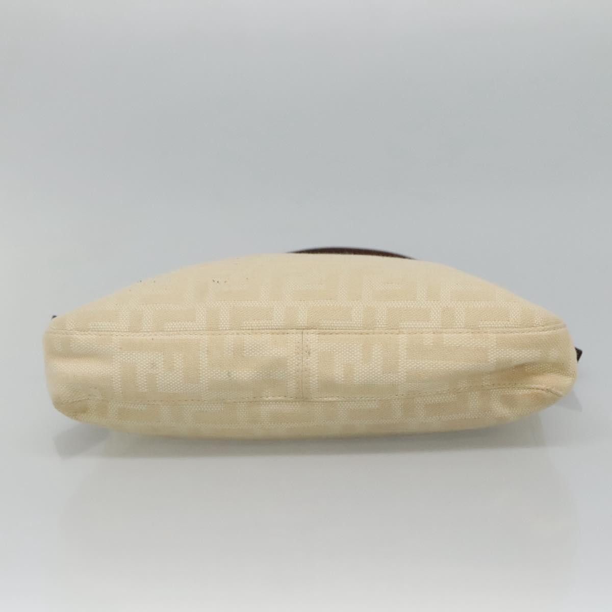 Fendi Zucca Beige Canvas Shoulder Bag (Pre-Owned) Size ONE SIZE - 10 Thumbnail