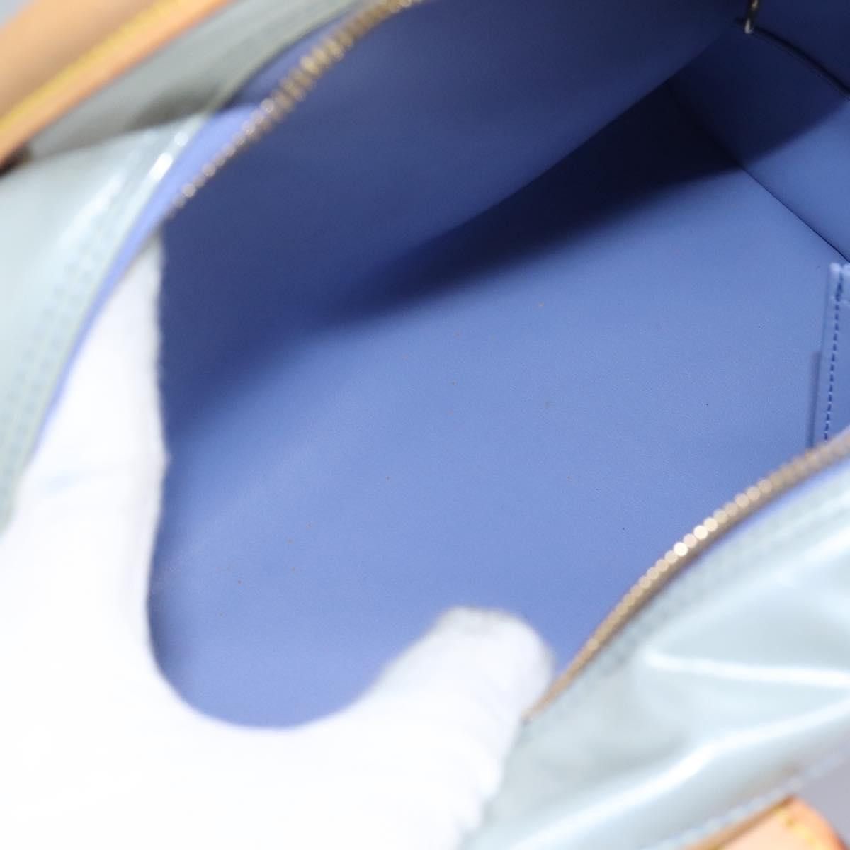 Louis Vuitton Tompkins Square Grey Patent Leather Handbag (Pre-Owned) Size ONE SIZE - 17 Thumbnail