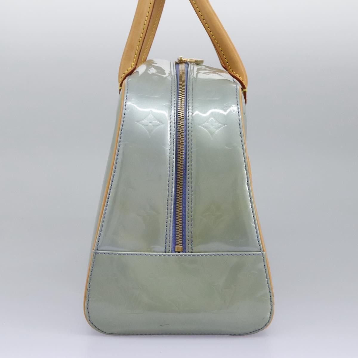 Louis Vuitton Tompkins Square Grey Patent Leather Handbag (Pre-Owned) Size ONE SIZE - 4 Thumbnail