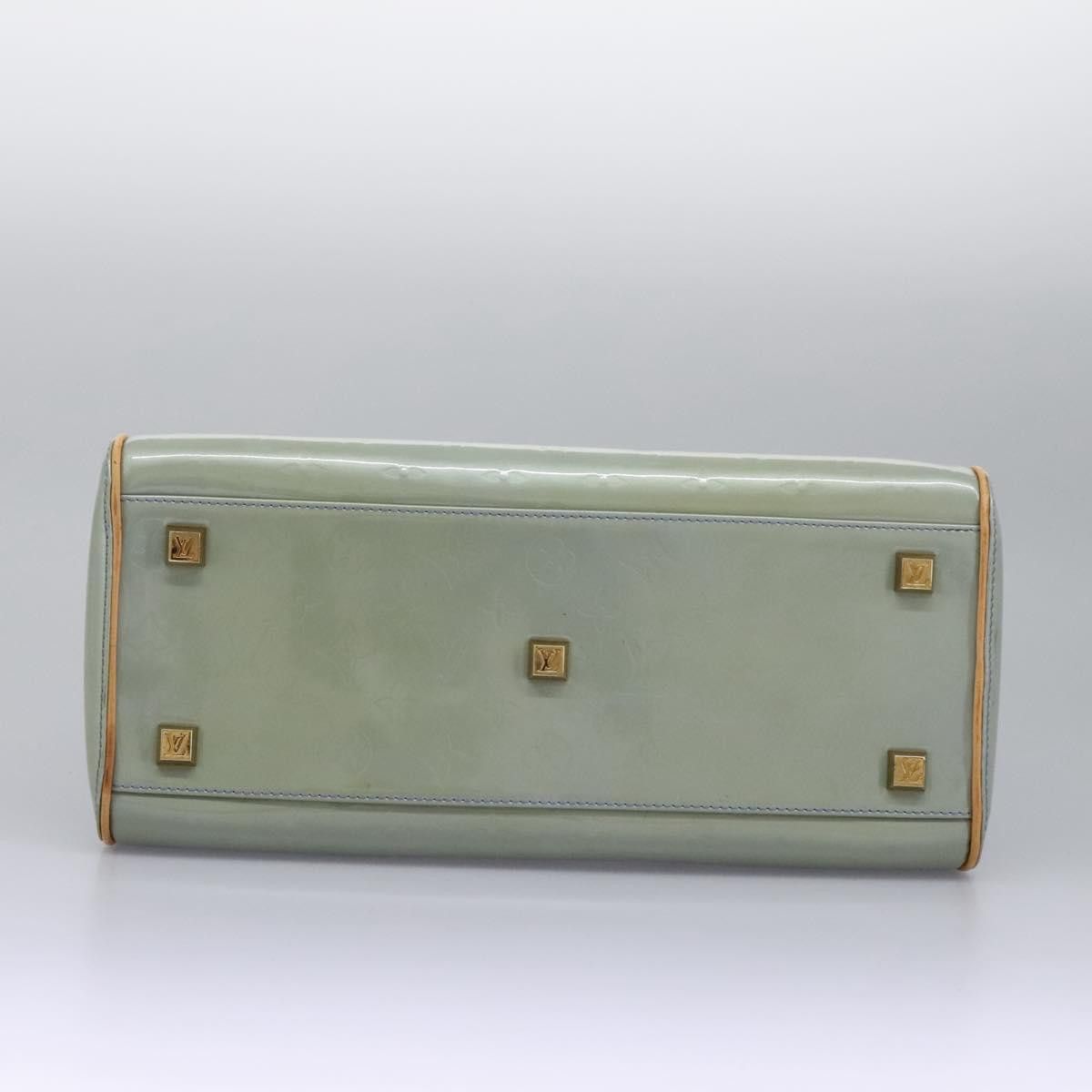 Louis Vuitton Tompkins Square Grey Patent Leather Handbag (Pre-Owned) Size ONE SIZE - 7 Thumbnail