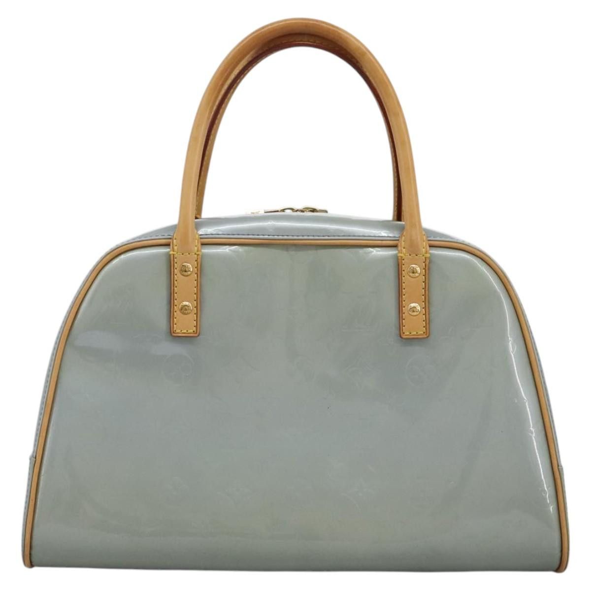 Louis Vuitton Tompkins Square Grey Patent Leather Handbag (Pre-Owned) Size ONE SIZE - 2 Thumbnail