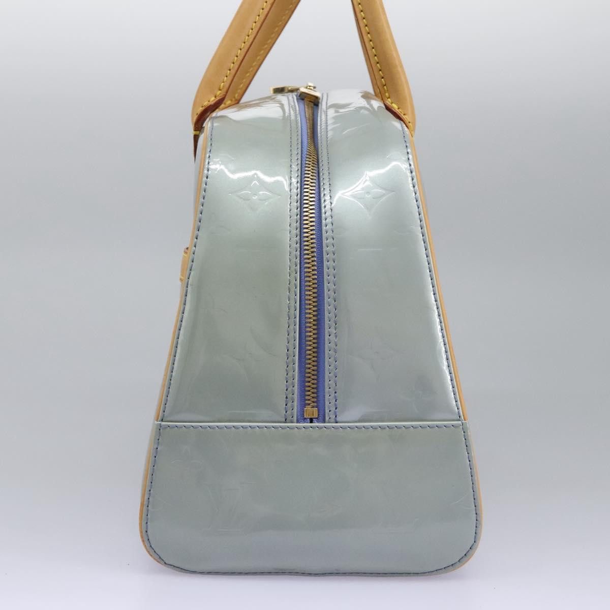 Louis Vuitton Tompkins Square Grey Patent Leather Handbag (Pre-Owned) Size ONE SIZE - 3 Thumbnail