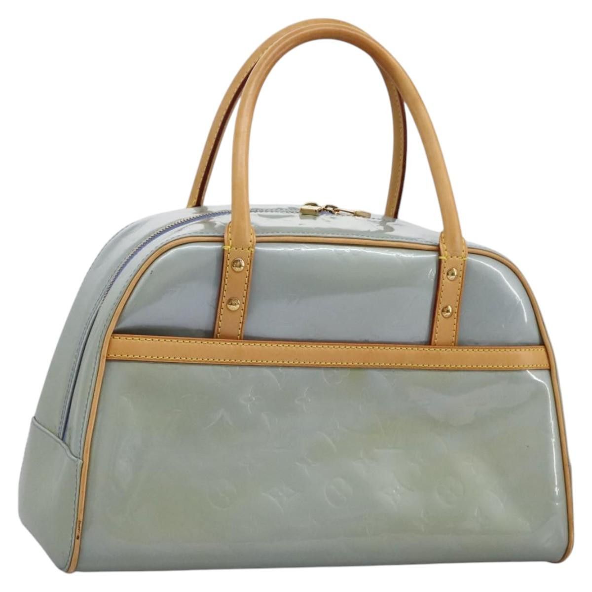 Louis Vuitton Tompkins Square Grey Patent Leather Handbag (Pre-Owned) Size ONE SIZE - 20 Thumbnail