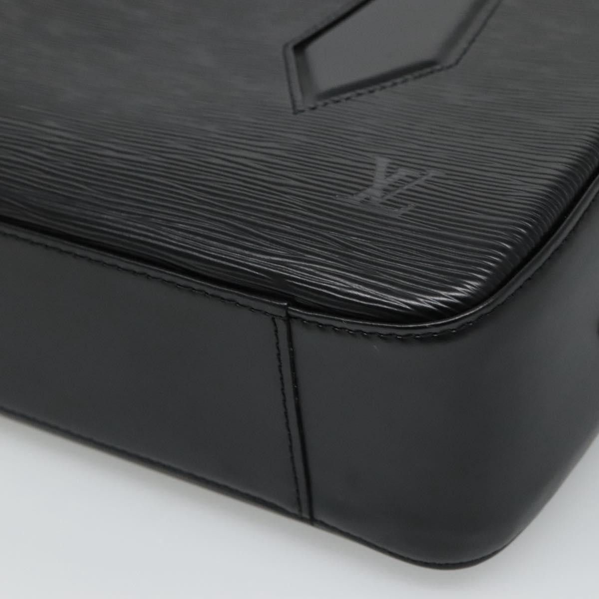 Louis Vuitton Voltaire Black Leather Shoulder Bag (Pre-Owned) Size ONE SIZE - 8 Thumbnail